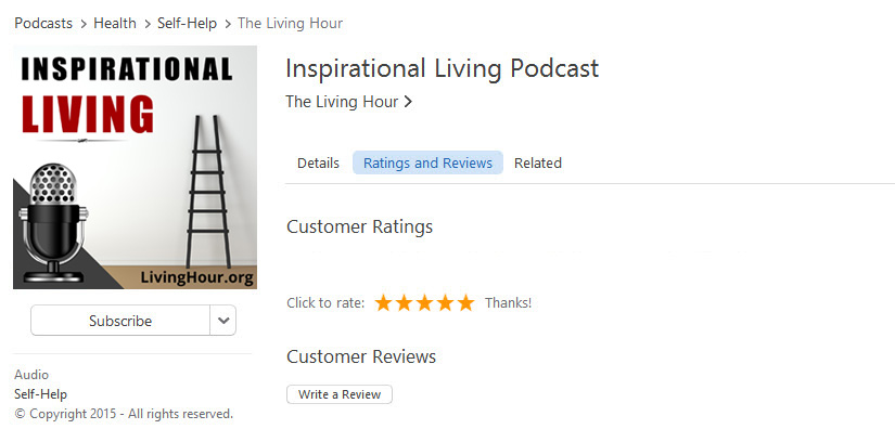 Subscribe Inspirational Podcast